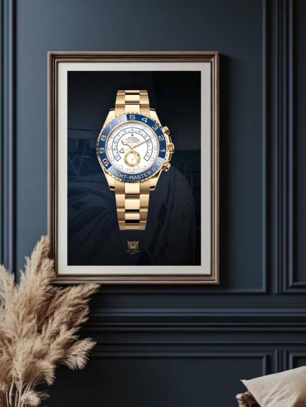 Luxury Watch Collector Art Print – Yachting Timepiece ( 13in x 19in )